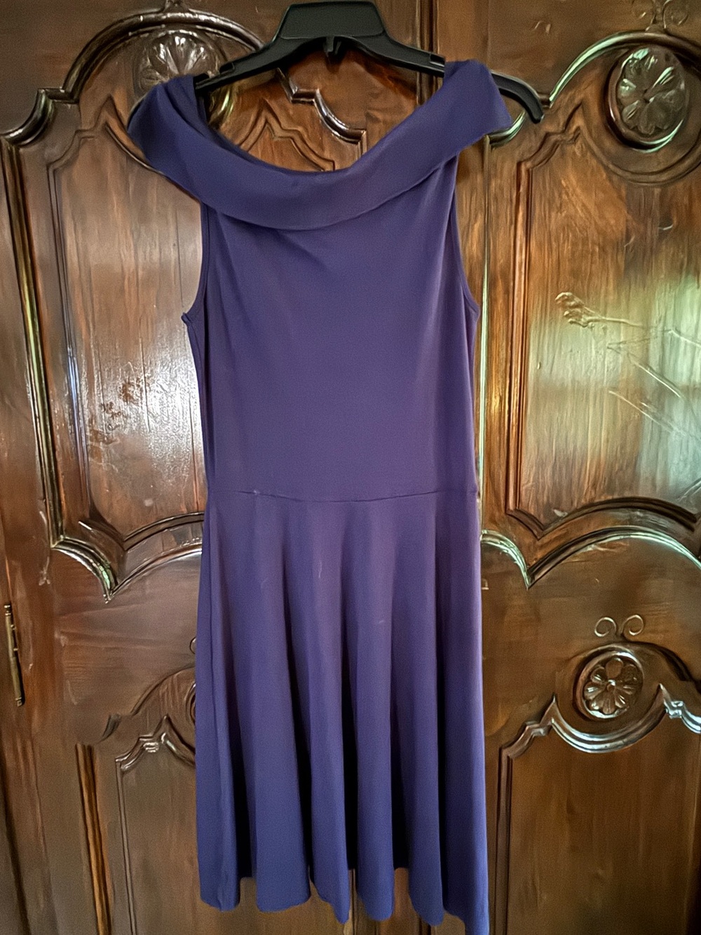Three Dots Sleeveless Dress in Purple